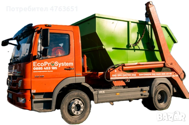 Контейнери под наем за извозване на строителни и битови отпадъци, снимка 2 - Други услуги - 53818251