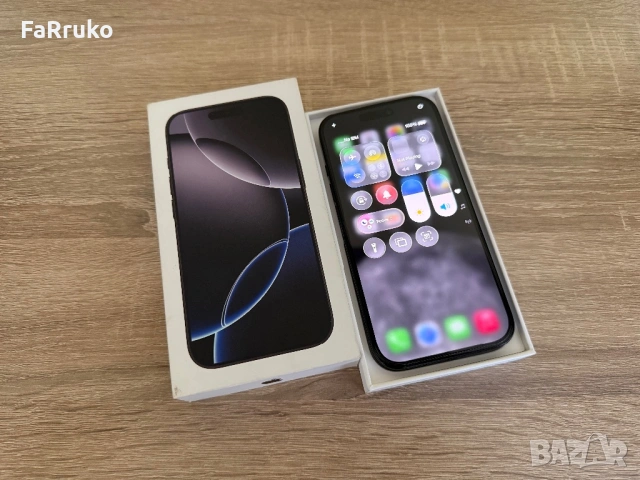 ❗️🔝 iPhone 16 Pro ••128GB•• //iOS 26.1// „Black Titanium“ - Гаранция - ❗️🔝, снимка 2 - Apple iPhone - 53030023