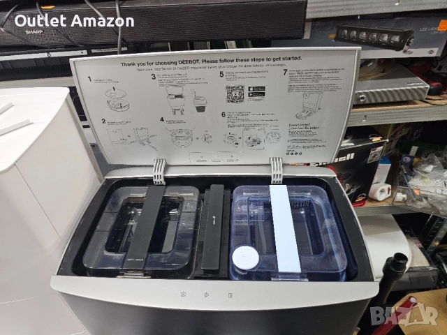 Прахосмукачка робот ecovacs deebot x1 omni, снимка 5 - Прахосмукачки - 52024683