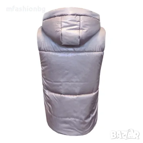 Дамски къс елек с качулка, 3 Цвята, Нов модел, снимка 10 - Елеци - 49557244