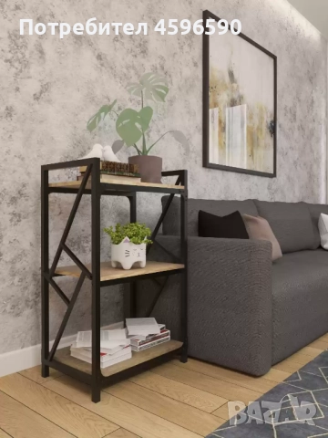 📚 Метални стелажи и етажерки Loft – за дом, офис или магазин, снимка 1