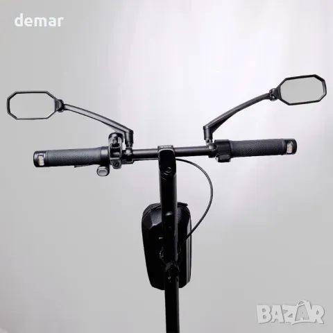 Огледала за кормилото на велосипед, 1 чифт, изпъкнала стъклена леща с висока разделителна способност, снимка 2 - Аксесоари за велосипеди - 47799023