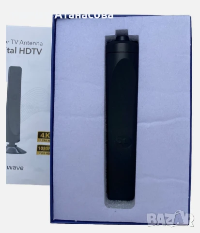 Цифрова антена за ефирна телевизия ТВ TV antena HDTV , снимка 5 - Приемници и антени - 51359391