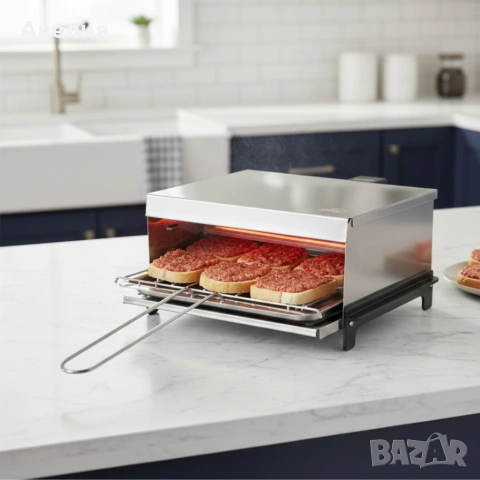 Бездимна електрическа скара Voltz OV51015P – 1200W , снимка 2 - Скари - 53058652