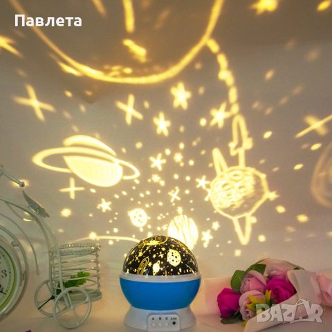 Нощна лампа детски планетариум, снимка 2 - Детски нощни лампи - 42157231