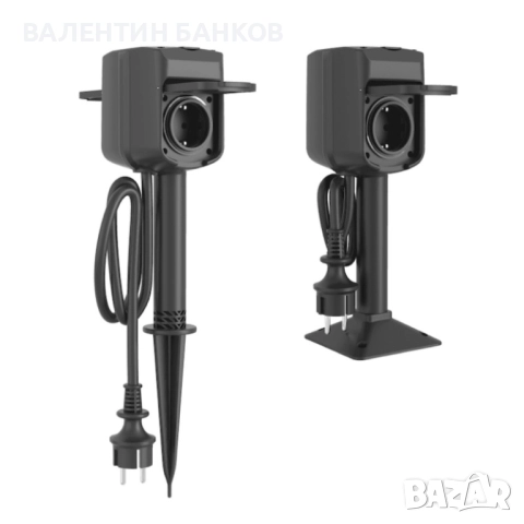 WIFI LSC Двоен контакт с щепсел IP44, снимка 2 - Други - 52425264