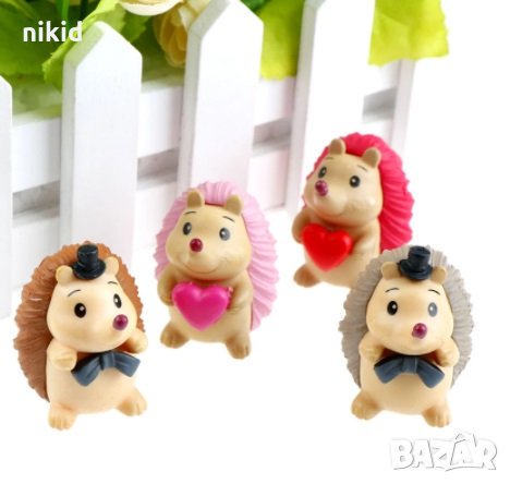 таралеж таралежче сладка фигурка пластмасов пластмасова играчка украса декор 