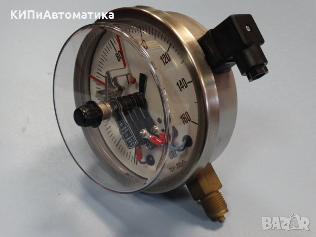 Ел. контактен Манометър Nuova Fima Ф 160, 160 bar, снимка 9 - Резервни части за машини - 34450161