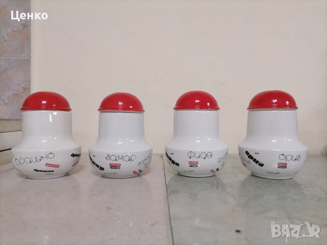 Сервиз за подправки от български порцелан. , снимка 3 - Сервизи - 40982012