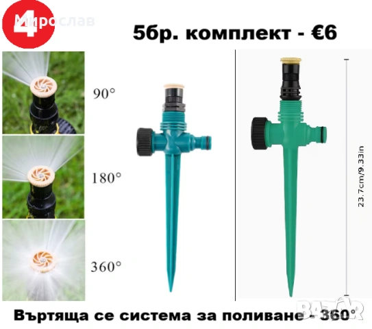Пръскачки за напоителни системи, снимка 5 - Други - 53624451