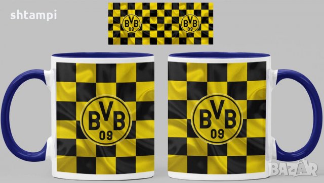 Чаша Борусия Дортмунд Borussia Dortmund Керамична, снимка 4 - Фен артикули - 34783788