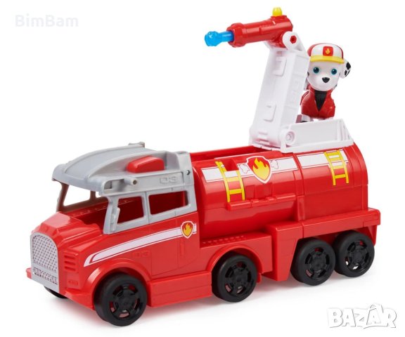 Paw Patrol Marshall Big Truck Pups - голяма пожарна кола Маршал Rescue Truck / ORIGINAL, снимка 5 - Коли, камиони, мотори, писти - 40377573