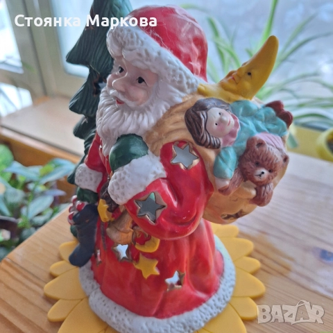 Голям Коледен свещник за чаена свещ., снимка 4 - Коледни подаръци - 52637015