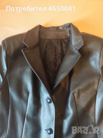 Дамско кожено яке, снимка 3 - Якета - 51214338