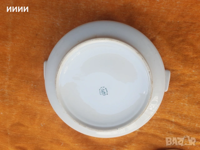 Порцеланов ретро супник с капак, снимка 4 - Сервизи - 53145146