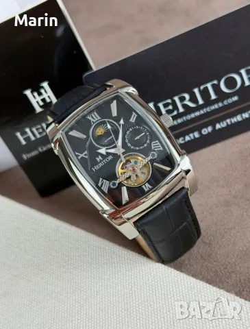 Оригинален нов автоматичен часовник Heritor Valentin, снимка 5 - Мъжки - 56202272