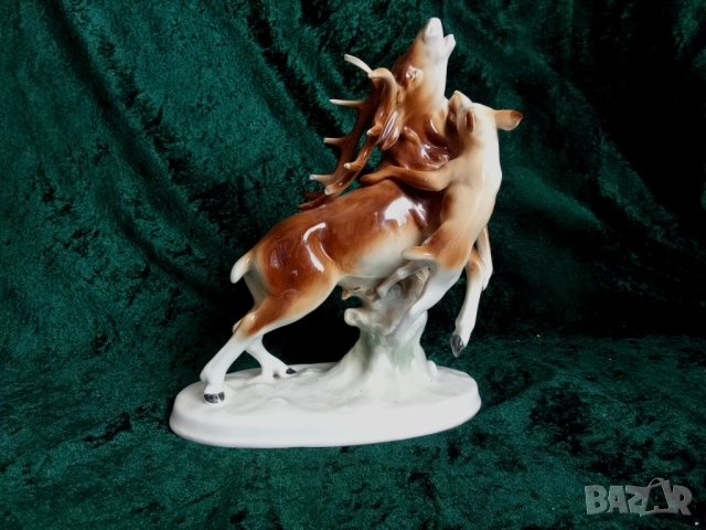 Порцеланова фигура елен фигурка порцелан , снимка 9 - Колекции - 51943612
