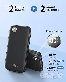 Продавам преносима външна батерия Ntaanoo F50 Power Bank, снимка 2 - Външни батерии - 56216152