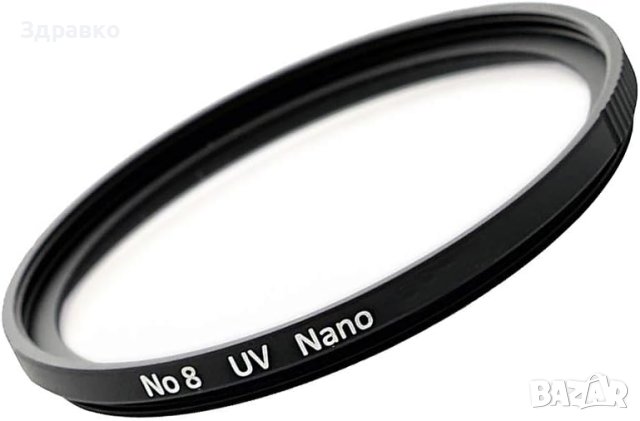 No8 Филтър 82 mm тънък ултравиолетов нано многослоен за Фотоапарат!