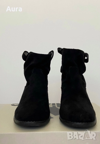  hidden heel suede ankle boots, снимка 2 - Дамски боти - 51821962