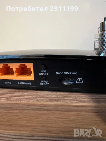 4G LTE рутер tp-link, снимка 3 - Рутери - 51779780