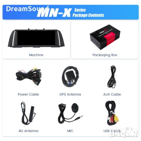 10.25inch Android Мултимедия за BMW F30 / F31 Caplay Android Auto G, снимка 4 - Аксесоари и консумативи - 53601670