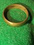 СТАРИНЕН ПОЗЛАТЕН БРОНЗОВ ПРЪСТЕН ХАЛКА МАЙСТОРСКА ИЗРАБОТКА 24887, снимка 1