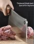 кухненски сатър масивен удобен за месо риба кълцане нерьждаема стомана, снимка 2