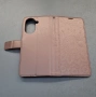 Redmi A5 калъф страничен с прегради и закопчаване розов розово злато , снимка 3