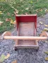 ретро дървена играчка детска количка, снимка 4