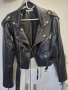 Кожено яке с златни елементи , снимка 1