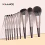 Комплект от 10 броя професионални четки за грим MAANGE - HZS212, снимка 8