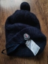 moncler pom pom blue beanie - страхотна дамска шапка , снимка 6