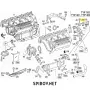 Фланец водно съединение EGR Mercedes A6122030008 270CDI OM612, снимка 6