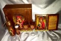 Подарък за кръстници- Старинна книга с икона /снимка/ и поздрав, снимка 8