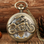 Винтидж  джобен часовник  мотоциклет,, снимка 1 - Мъжки - 44653179