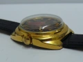 Съветски Позлатен ЧАЙКА/CHAIKA Мъжки ръчен часовник, работещ! С ден/дата, снимка 8