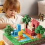Магнитни Кубчета Майнкрафт 100 бр.+ 5 героя  Magnetic Blocks Minecraft, снимка 1
