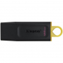 USB Флаш Памет 128GB USB 3.2 Kingston DTX/128GB, Gen 1, DataTraveler Exodia , Черно-жълта