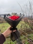 Вечен букет от сатенени рози на специална цена , снимка 4