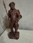 Стара дървена статуетка,ръчна изработка, снимка 1