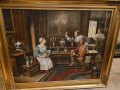 Прекрасна аристократична маслена картина, снимка 1 - Антикварни и старинни предмети - 41732332