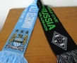 Manchester City vs. Borussia Mönchengladbach футболен шал Манчестър Сити / Борусия Мьонхенгладбах, снимка 1