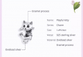 Талисман сребърен за гривна Пандора сребристо коте, модел 048, снимка 3