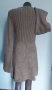 Два броя / Сива сезонна рокля тип туника с буфон ръкави , снимка 6