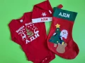 Коледни тениски, бодита, чорапчета с име, снимка 9