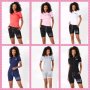 Armani дамски летни екипи - тениска и къси панталонки реплика