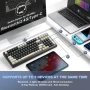 НОВА, ТЕСТВАНА YUNZII YZ98 Gasket механична клавиатура, 99 клавиша, BT5.0/2.4G/USB-C безжична..., снимка 4