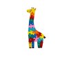 Дървен пъзел с цифри, Цветен жираф, 11x28см