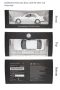 B66040703,умален модел die-cast Mercedes C 200 Limousine W 202 (1993-1996),1:18, снимка 7